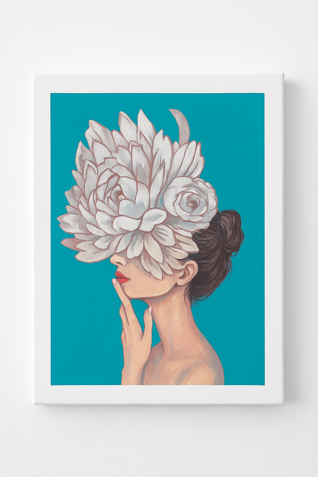 Elegance Unseen Hand Made Painting(2 by 3 feet)