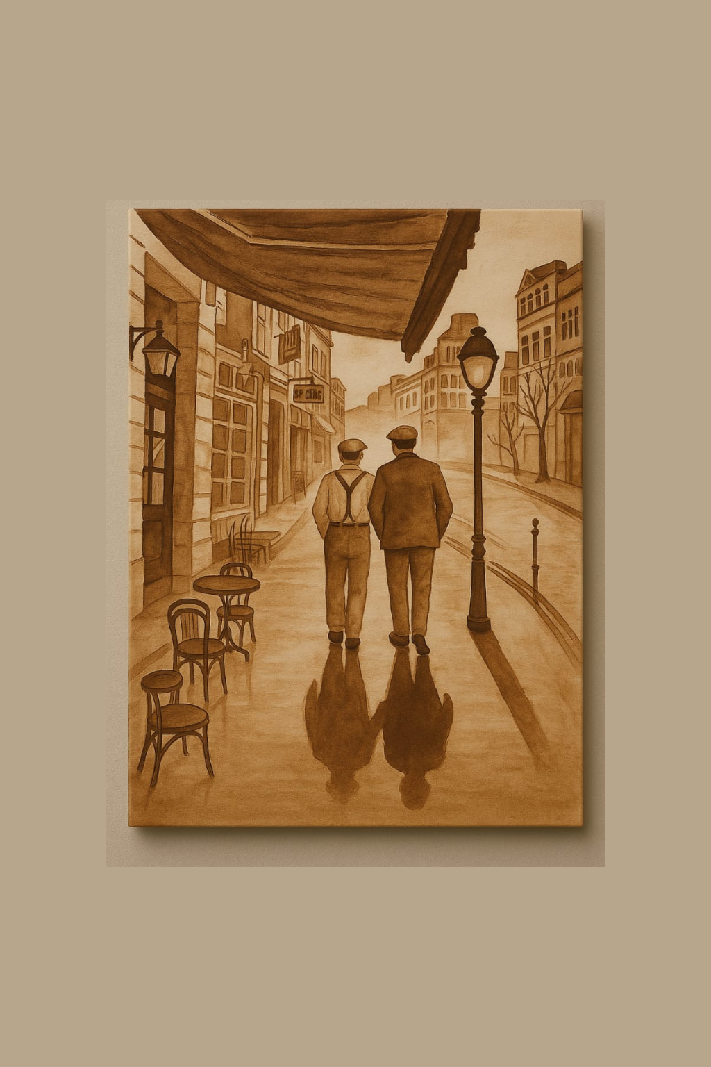 Shadows of the Past 12 by 18 inches canvas painting
